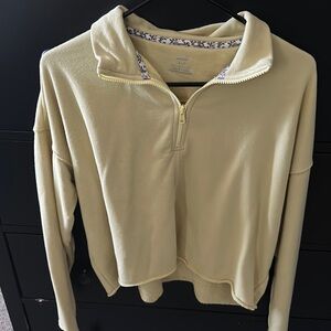 Aerie cropped quarter zip